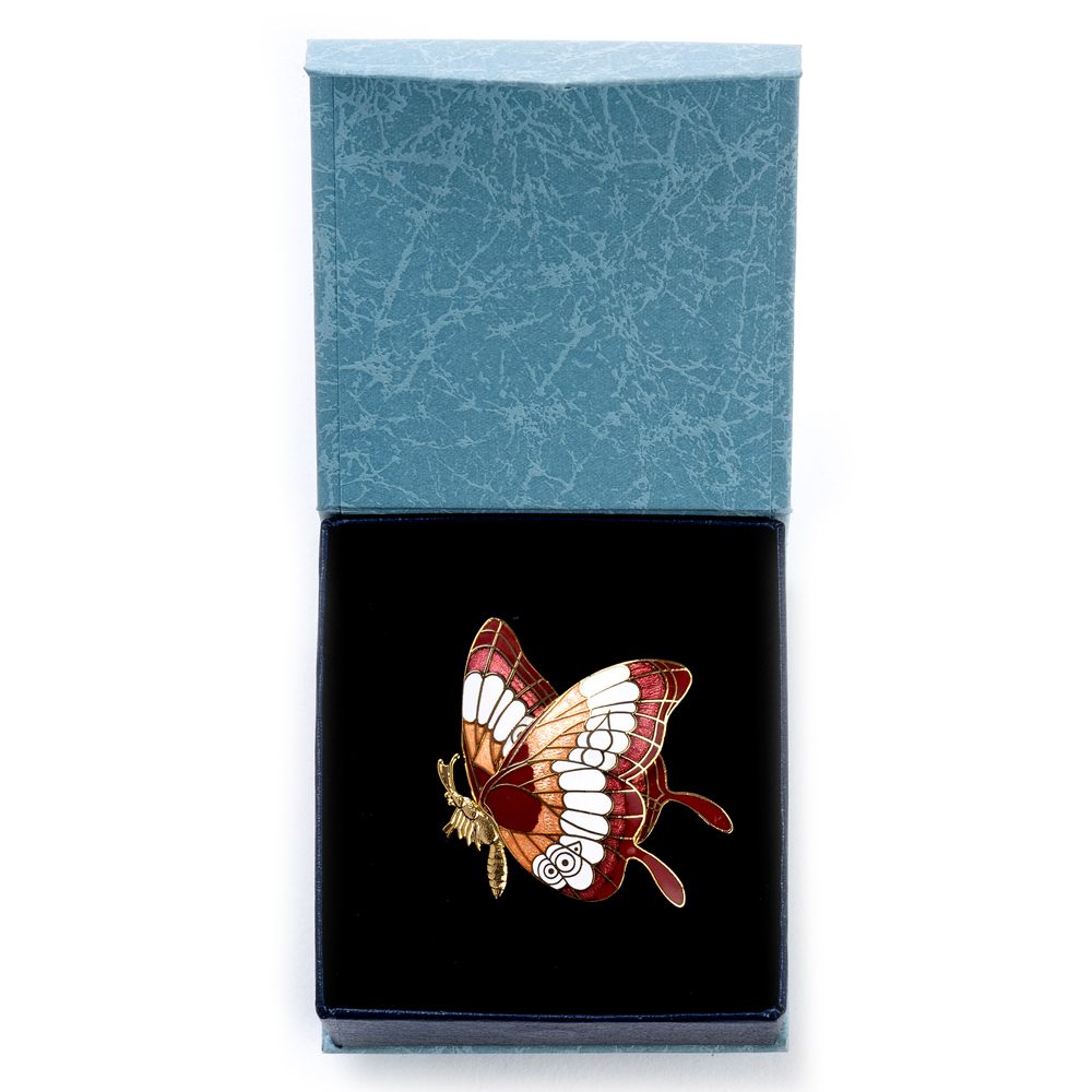 Butterfly Enamel Brooch